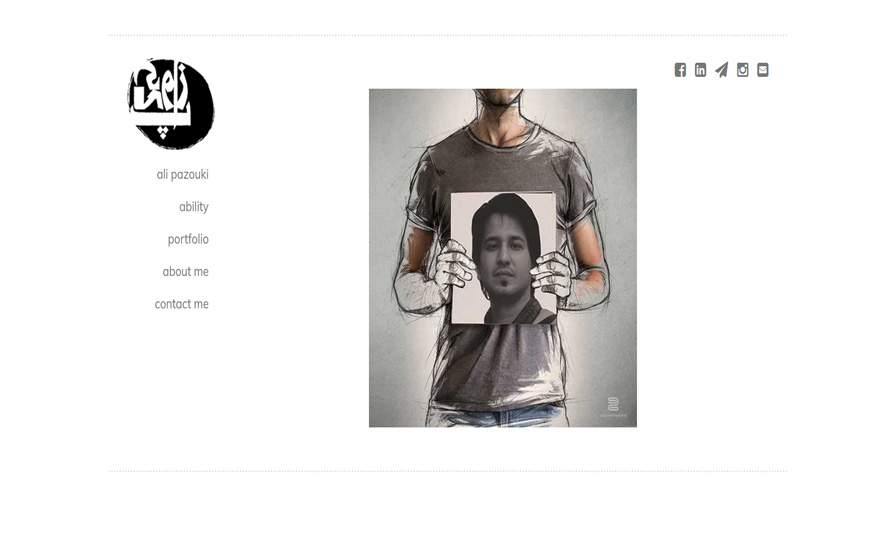 وب سایت شخص علی پازوکی